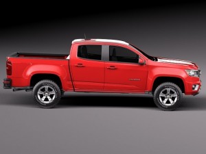 Chevrolet Colorado Double Cab 2015 3D Model
