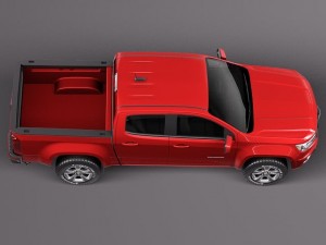 Chevrolet Colorado Double Cab 2015 3D Model