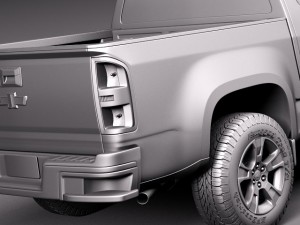 Chevrolet Colorado Double Cab 2015 3D Model