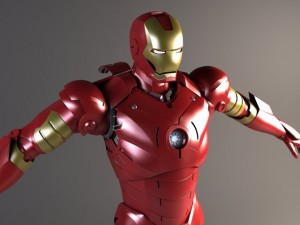 Iron Man Rigged Modelo 3D