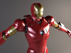 Iron Man truccato Modello 3D