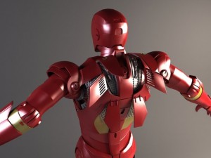 Iron Man Rigged Modelo 3D