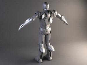 Iron Man Rigged Modelo 3D