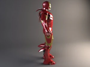 Iron Man truccato Modello 3D