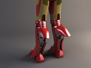 Iron Man Rigged Modelo 3D