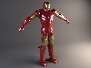 Iron Man Rigged Modelo 3D