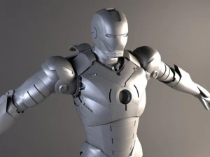 Iron Man truccato Modello 3D