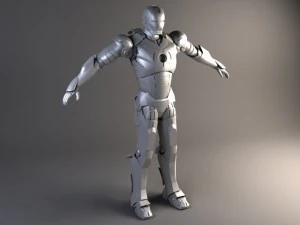 Iron Man truccato Modello 3D
