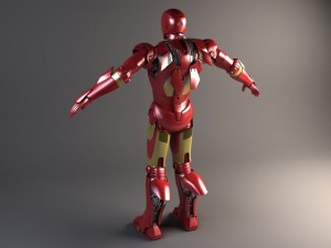 Iron Man Rigged Modelo 3D