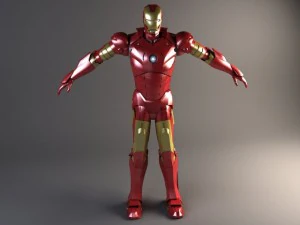 Iron Man truccato Modello 3D