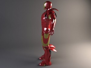 Iron Man Rigged Modelo 3D