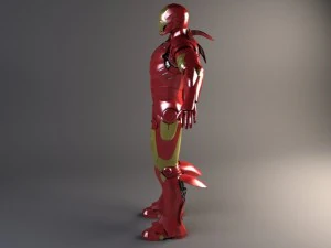 Iron Man truccato Modello 3D
