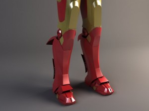 Iron Man Rigged Modelo 3D