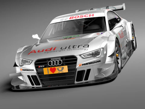 Audi A5 DTM 2014 3D Model