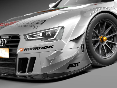 Audi A5 DTM 2014 3D Model