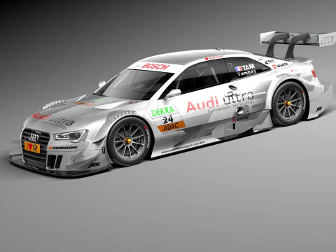 Audi A5 DTM 2014 3D Model