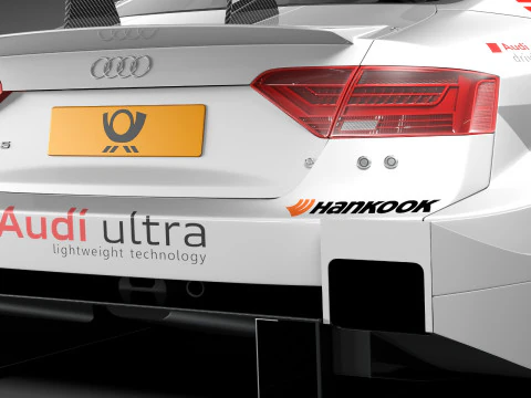 Audi A5 DTM 2014 3D Model