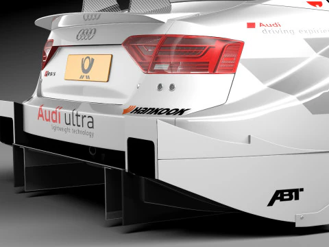 Audi A5 DTM 2014 3D Model