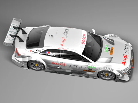 Audi A5 DTM 2014 3D Model