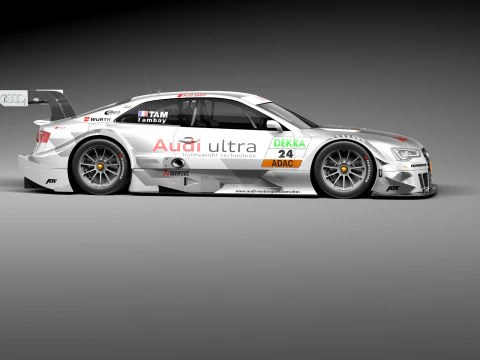 Audi A5 DTM 2014 3D Model