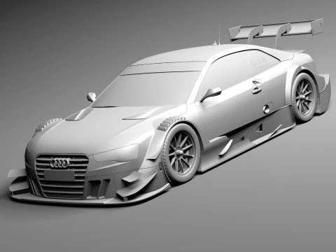 Audi A5 DTM 2014 3D Model