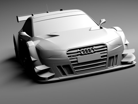Audi A5 DTM 2014 3D Modell