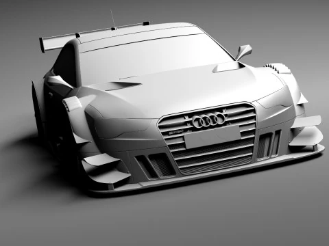 Audi A5 DTM 2014 3D Model