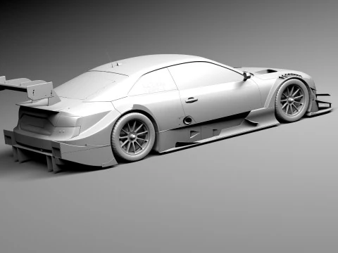 Audi A5 DTM 2014 3D Model