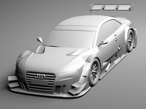 Audi A5 DTM 2014 3D Model