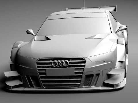 Audi A5 DTM 2014 3D Model