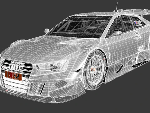 Audi A5 DTM 2014 3D Model