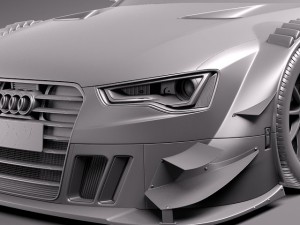 Audi A5 DTM 2014 3D 模型