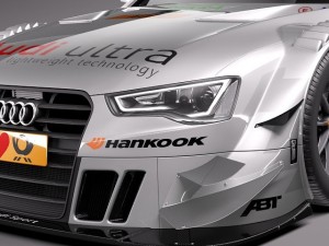 Audi A5 DTM 2014 3D 模型