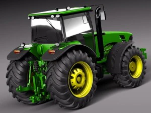 John Deere John 8530 Modello 3D