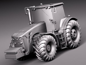 John Deere John 8530 Model 3D