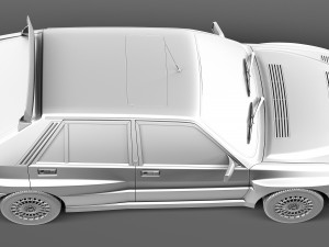 Lancia Delta HF Integrale Stock 3D मॉडल