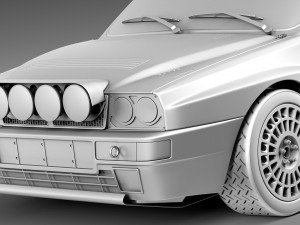 Lancia Delta HF Integrale Rally Modello 3D