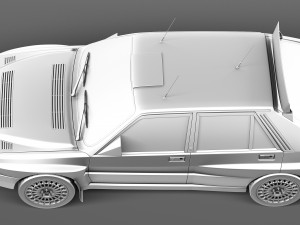 Lancia Delta HF Integrale Rally Modello 3D