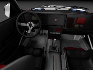 Lancia Delta HF Integrale Rally Modello 3D