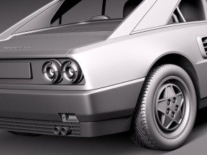 Ferrari Mondial 8 1980 Modelo 3D
