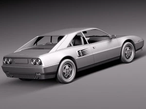 Ferrari Mondial 8 1980 3D Model