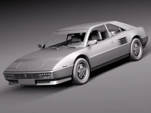 Ferrari Mondial 8 1980 3D Model