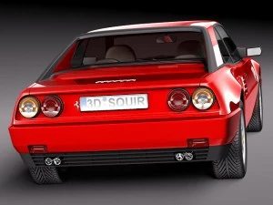 Ferrari Mondial 8 1980 3D Model