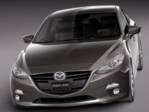 Mazda 3 Sedan 2014 3D Model