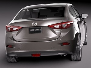 Mazda 3 Sedan 2014 Model 3D