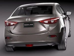 Mazda 3 Sedan 2014 3D Model