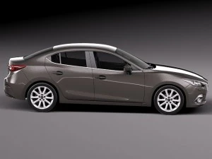 Mazda 3 Sedan 2014 3D Model