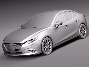Mazda 3 Sedan 2014 3D Model