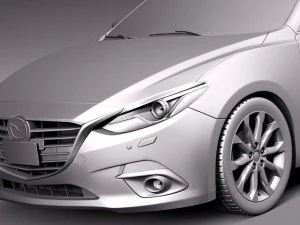 Mazda 3 Sedan 2014 3D Model