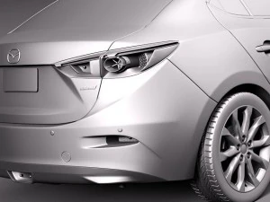 Mazda 3 Sedan 2014 3D Model